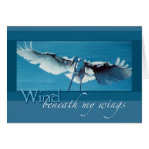 Viento, debajo de mi tarjeta de felicitación de la