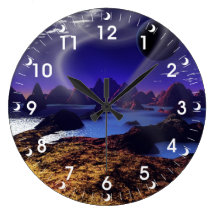 Viento frío relojes de pared