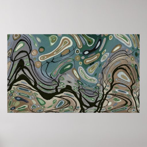 Viento - poster abstracto