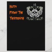 ¡Viernes feliz el décimotercer! Tarjetas Publicitarias