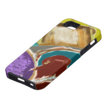 Vierta mientras que es caliente - el chocolate y M iPhone 5 Case-Mate Cárcasa