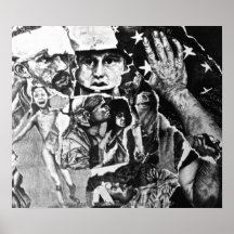 Vietnam, impresión de la bella arte poster