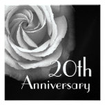 vigésimo Invitación del aniversario del año - rosa