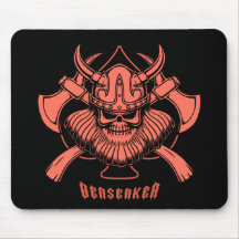 Viking Berserker Alfombrilla De Ratón