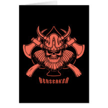 Viking Berserker Tarjeton