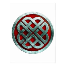 viking knot postkarte