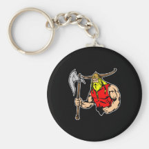 Viking negro llaveros personalizados