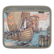 Vikingos estonios en el iPad del puerto/la caja de Manga De iPad