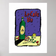 Vin-Impresión de LeCafe Posters