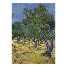 Vincent van Gogh - arboleda verde oliva Comunicado