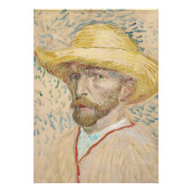 Vincent van Gogh - autorretrato Invitaciones Personales