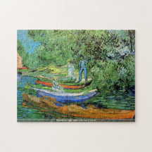 Vincent van Gogh-Banco del Oise en el rompecabezas