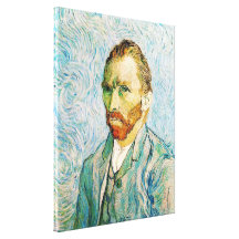 ~ Vincent van Gogh del autorretrato Impresión En Lona Estirada