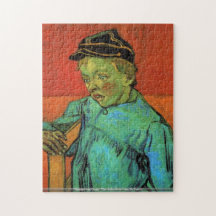 Vincent van Gogh - el colegial Camilo Roulin Puzzles Con Fotos
