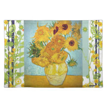 Vincent van Gogh - florero con 12 girasoles Manteles