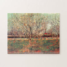 Vincent van Gogh - huerta en árboles de ciruelo de Puzzles Con Fotos