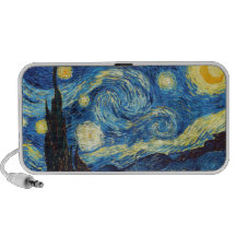 Vincent van Gogh - noche estrellada Notebook Altavoces