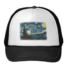 Vincent van Gogh, noche estrellada. Art. famoso Gorra