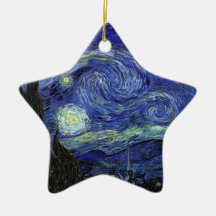 Vincent van Gogh, noche estrellada Ornamentos Para Reyes Magos