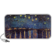 Vincent van Gogh - noche estrellada sobre el Rhone iPod Altavoces
