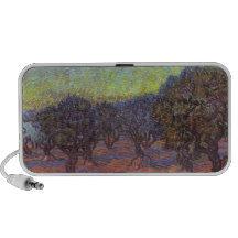 Vincent van Gogh - pintura de los árboles de almen Laptop Altavoces