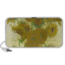 Vincent van Gogh Sonnenblumen Vase Blumen Kunst Laptop Lautsprecher