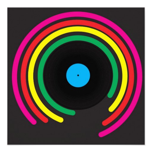 Vinilo retro anuncio personalizado