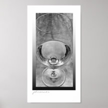 vino blanco y negro impresiones