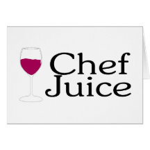 Vino del cocinero felicitación