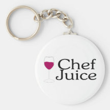 Vino del cocinero llavero personalizado