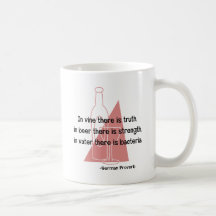 Vino Veritas del En - retro Tazas De Café