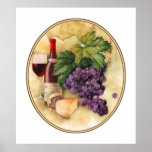 Vino y queso posters