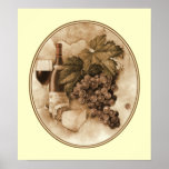 Vino y queso posters