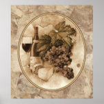 Vino y queso posters
