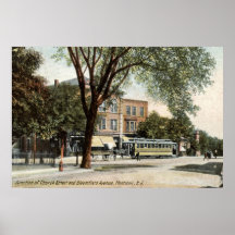 Vintage 1908 de Montclair NJ Impresiones