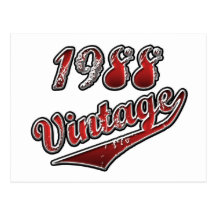 Vintage 1988 postales