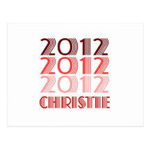 VINTAGE 2012 DE CHRISTIE TARJETAS POSTALES