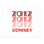 VINTAGE 2012 DE ROMNEY TARJETA POSTAL