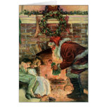 Vintage adaptable Santa Tarjetas