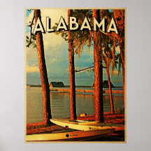 Vintage Alabama Posters