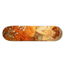 Vintage Alfonso M. Mucha Monopatín