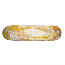 Vintage Alfonso M. Mucha Tablas De Patinar