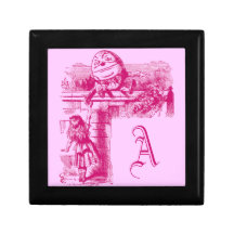 Vintage Alicia en el país de las maravillas Cajas De Regalo