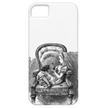 Vintage Alicia en el país de las maravillas en el  iPhone 5 Case-Mate Protector