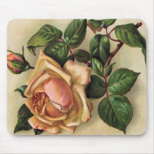 Vintage *Beautiful Roses* Alfombrillas De Raton