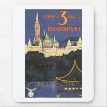 Vintage Budapest Alfombrilla De Ratones