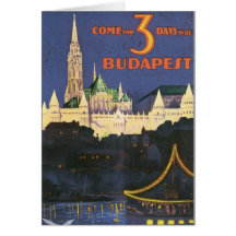 Vintage Budapest Felicitaciones