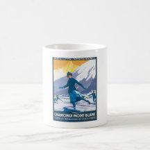 Vintage Chamonix Mont Blanc Taza