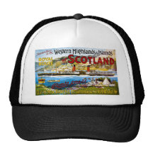 Vintage de Escocia Glasgow de los vapores de Royal Gorro De Camionero