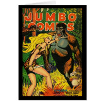 Vintage de las cubiertas de cómic de las tarjetas